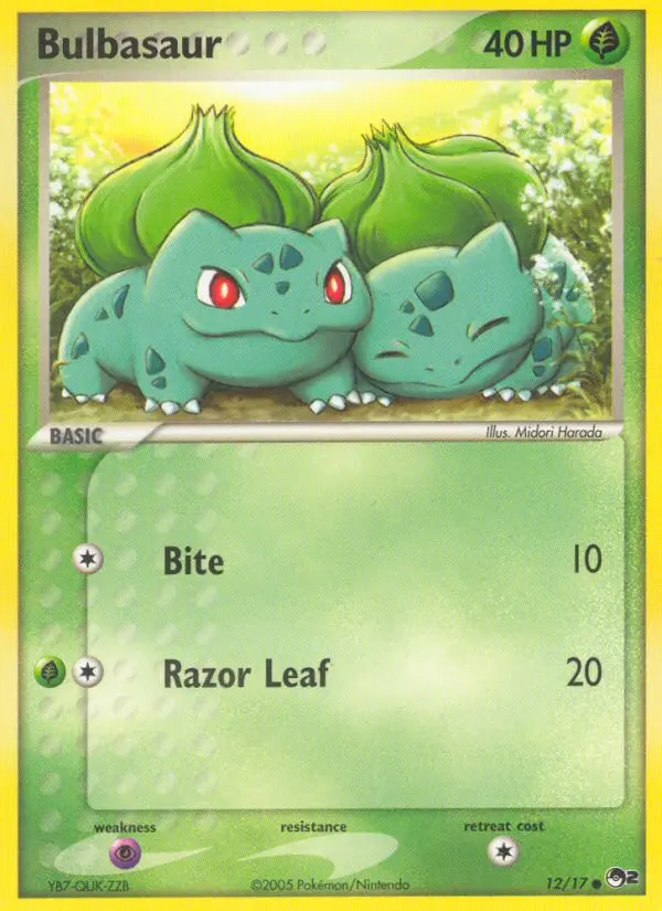 Bulbasaur, POP Series 2 #12