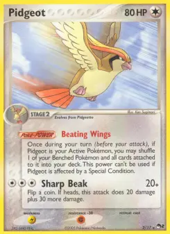 Pidgeot, POP Series 2 #2/17