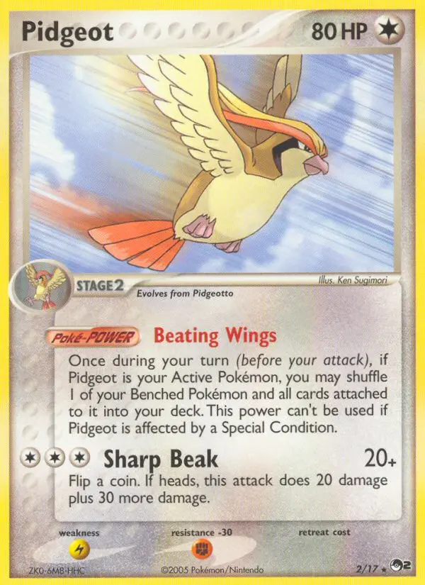 Pidgeot, POP Series 2 #2