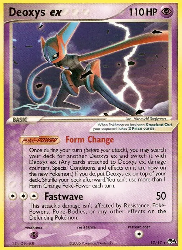 Deoxys ex, POP Series 4 #17