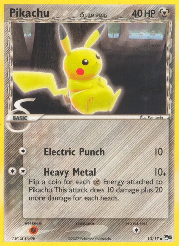 Pikachu δ, POP Series 5 #13