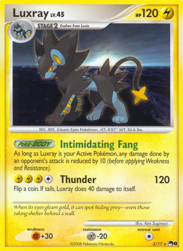 Luxray, POP Series 8 #3