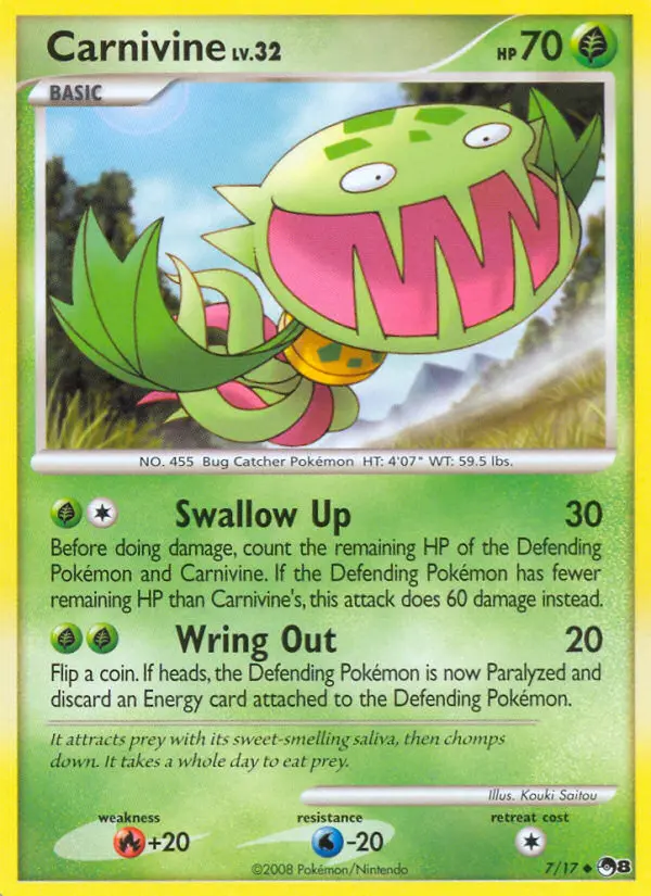 Carnivine, POP Series 8 #7