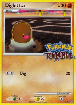 Diglett, Pokémon Rumble #11/16