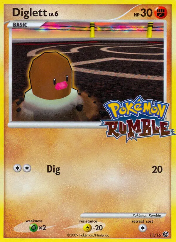 Diglett, Pokémon Rumble #11