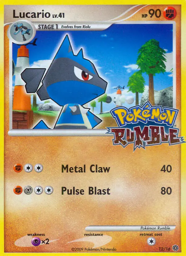 Lucario, Pokémon Rumble #12
