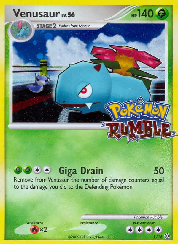 Venusaur, Pokémon Rumble #1
