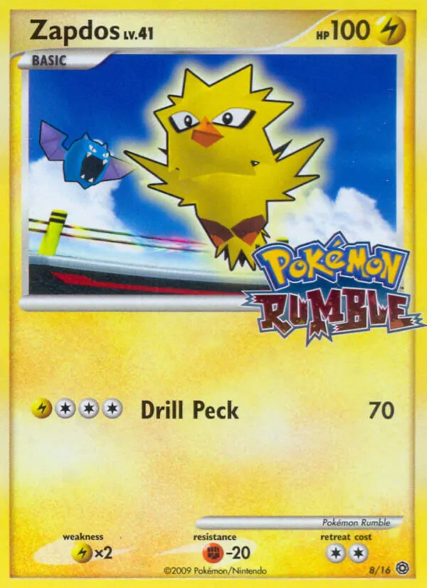 Zapdos, Pokémon Rumble #8