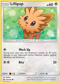 Lillipup, Sun & Moon #103/149