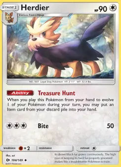 Herdier, Sun & Moon #104/149