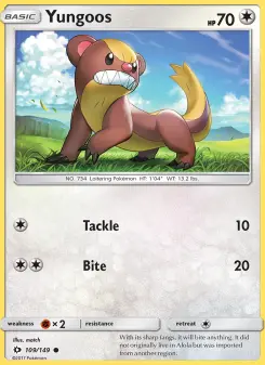 Yungoos, Sun & Moon #109/149