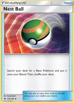 Nest Ball, Sun & Moon #123/149
