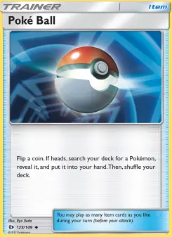 Poké Ball, Sun & Moon #125/149