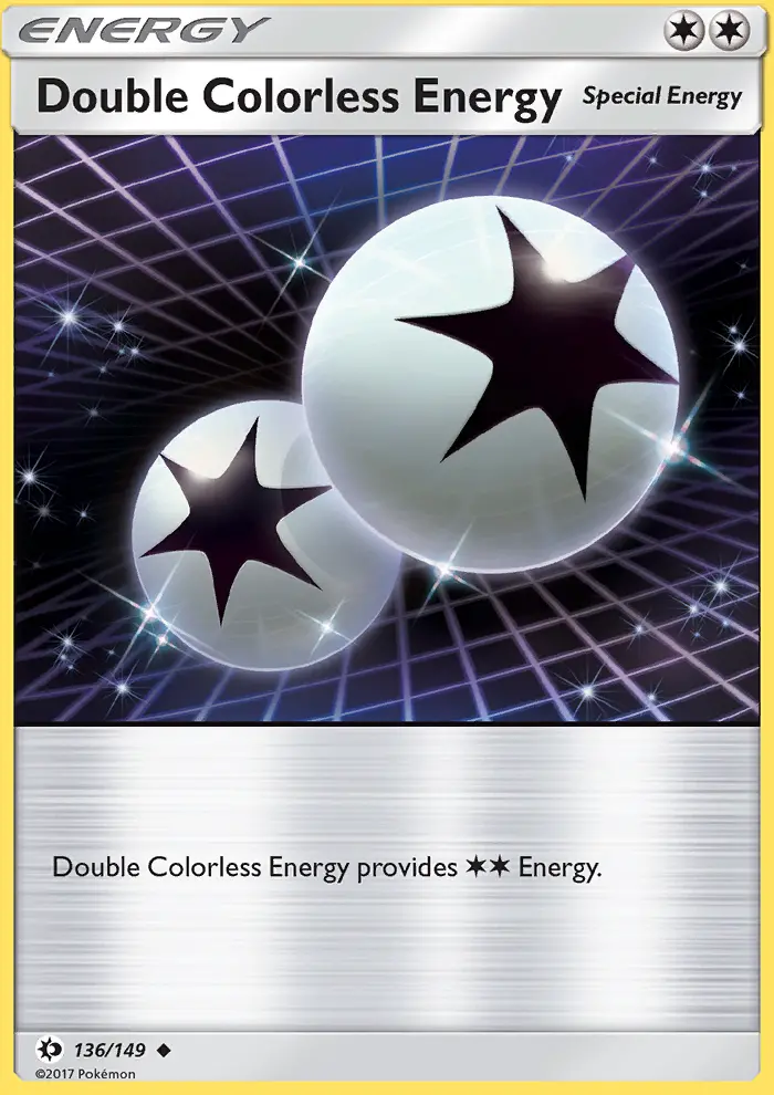 Double Colorless Energy, Sun & Moon #136