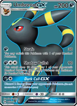 Umbreon GX, Sun & Moon #142/149