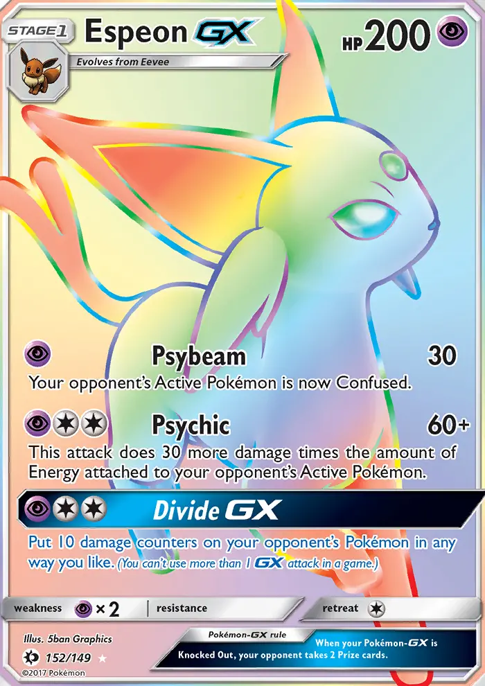 Espeon GX, Sun & Moon #152