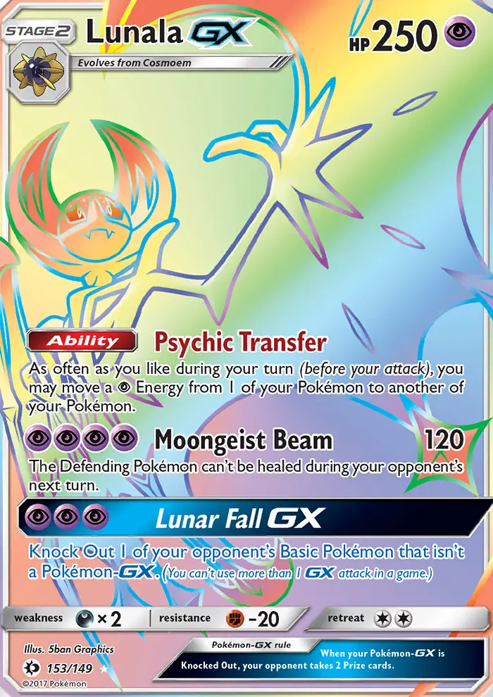 Lunala GX, Sun & Moon #153