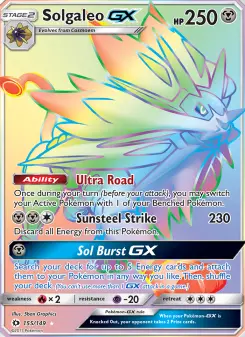 Solgaleo GX, Sun & Moon #155/149