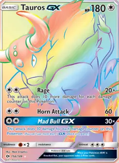 Tauros GX, Sun & Moon #156/149