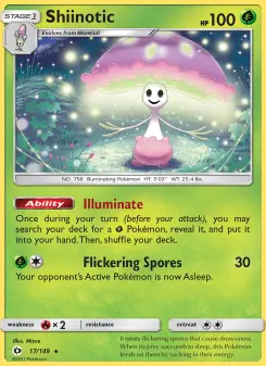 Shiinotic, Sun & Moon #17/149