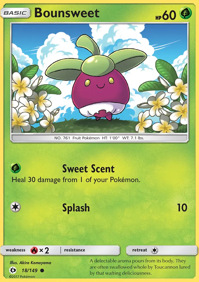 Bounsweet, Sun & Moon #18