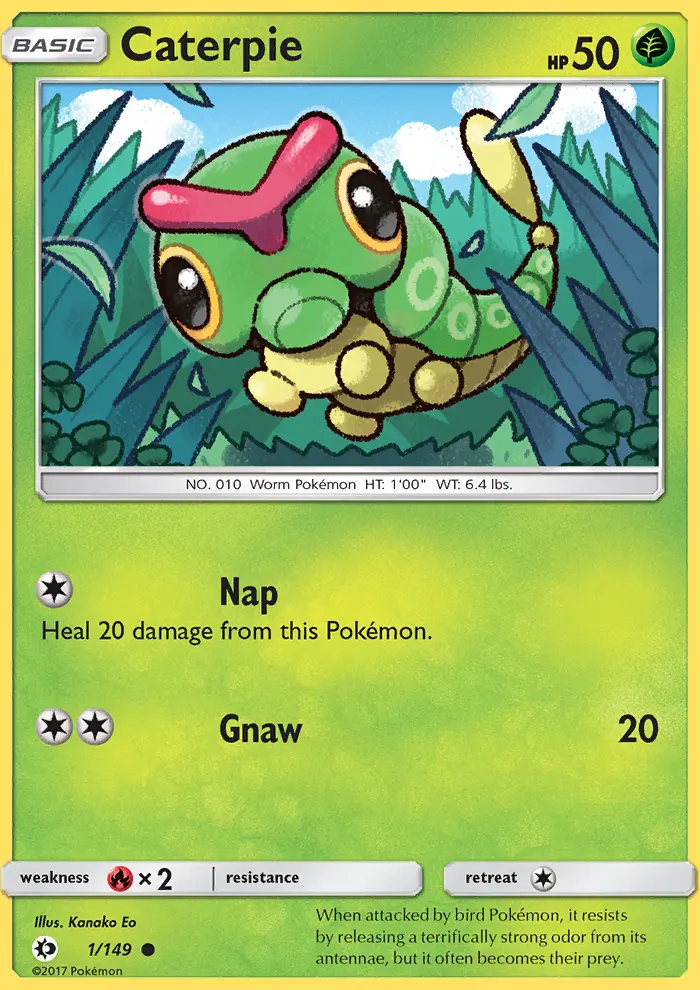 Caterpie, Sun & Moon #1