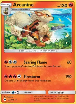 Arcanine, Sun & Moon #22/149