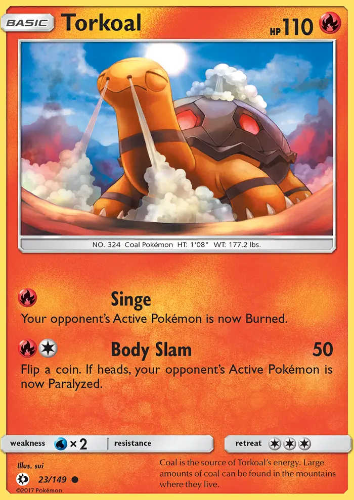 Torkoal, Sun & Moon #23