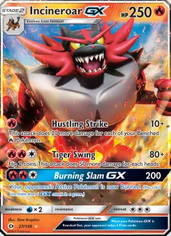 Incineroar GX, Sun & Moon #27/149