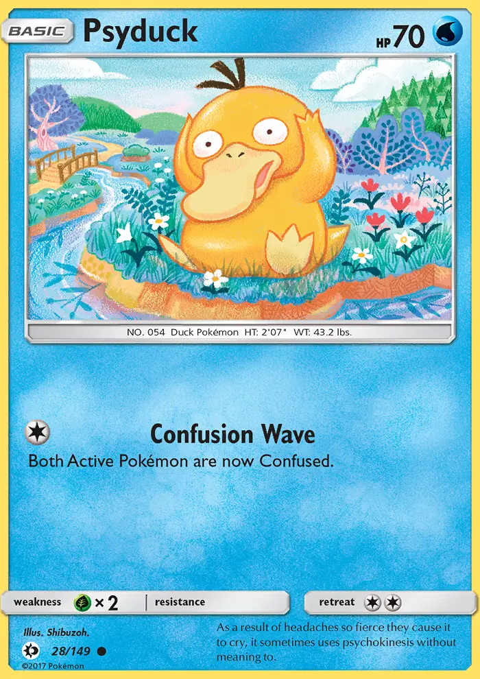 Psyduck, Sun & Moon #28