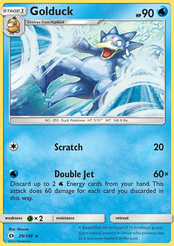 Golduck, Sun & Moon #29