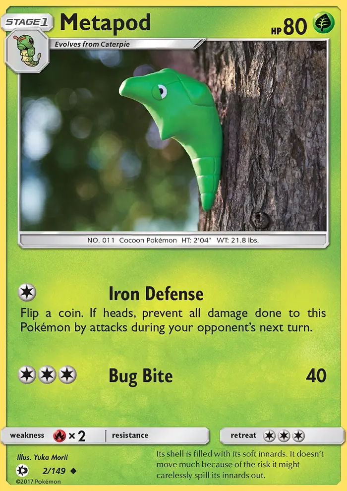Metapod, Sun & Moon #2