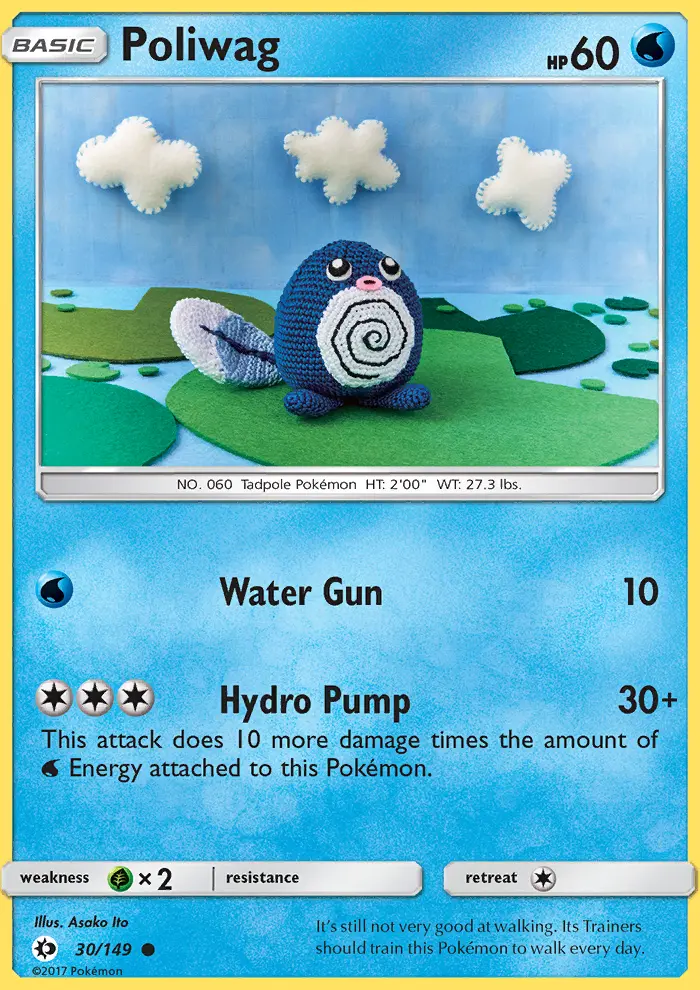 Poliwag, Sun & Moon #30
