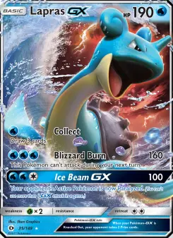 Lapras GX, Sun & Moon #35/149