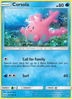 Corsola, Sun & Moon #36/149