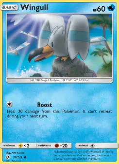Wingull, Sun & Moon #37/149