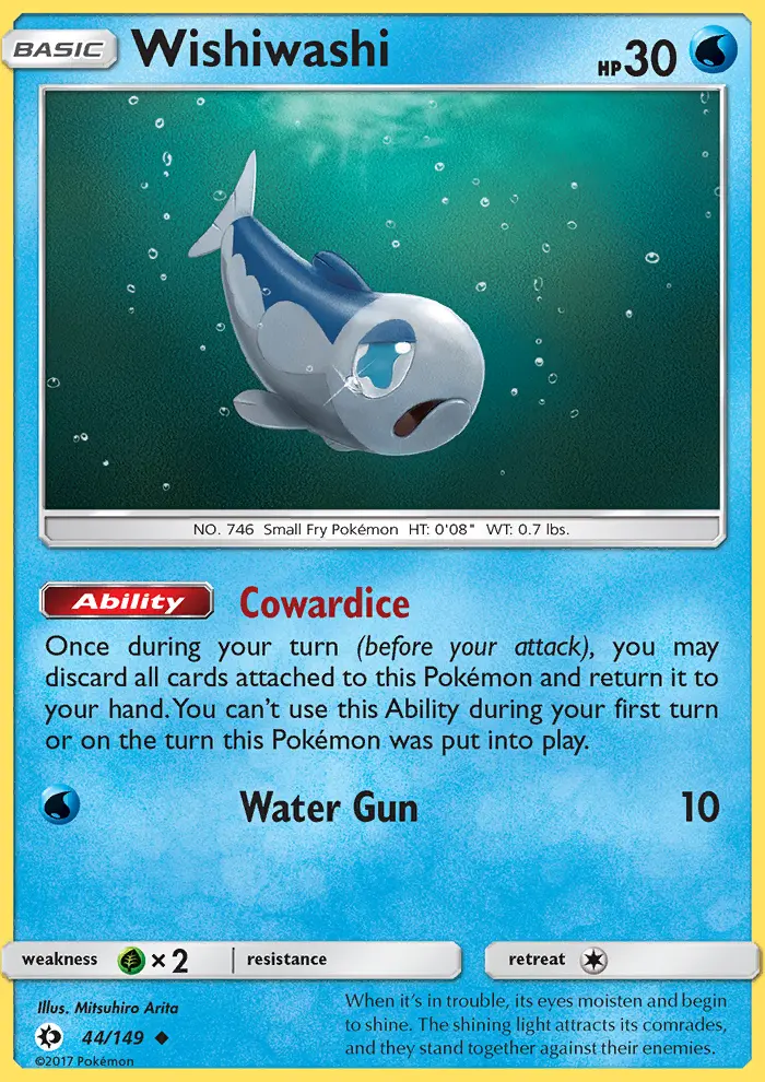 Wishiwashi, Sun & Moon #44