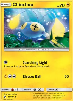 Chinchou, Sun & Moon #49/149