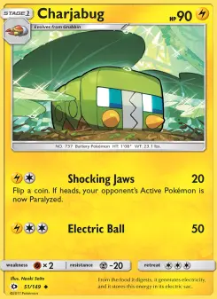 Charjabug, Sun & Moon #51/149