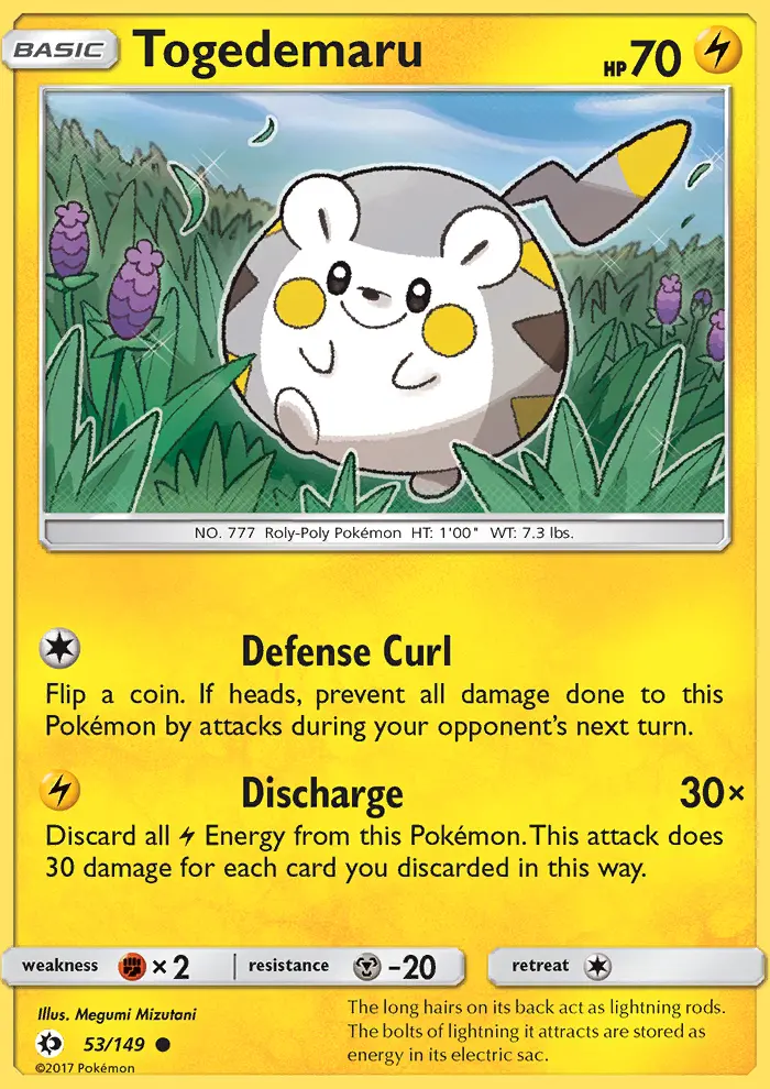 Togedemaru, Sun & Moon #53