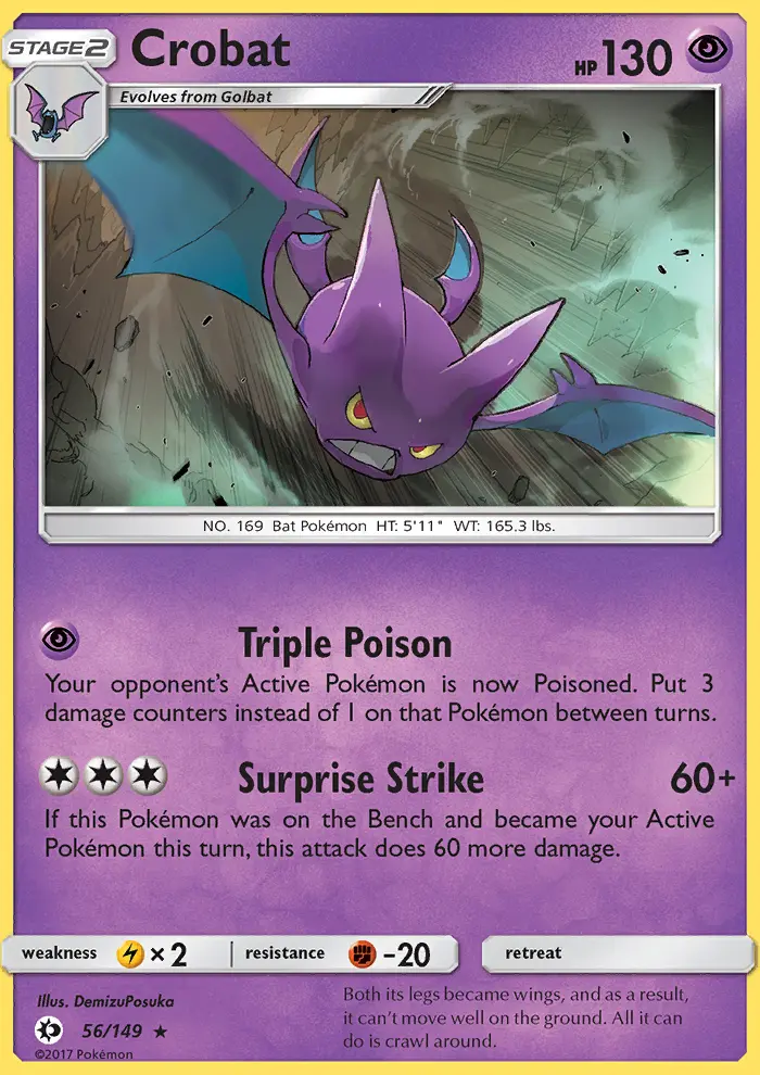 Crobat, Sun & Moon #56