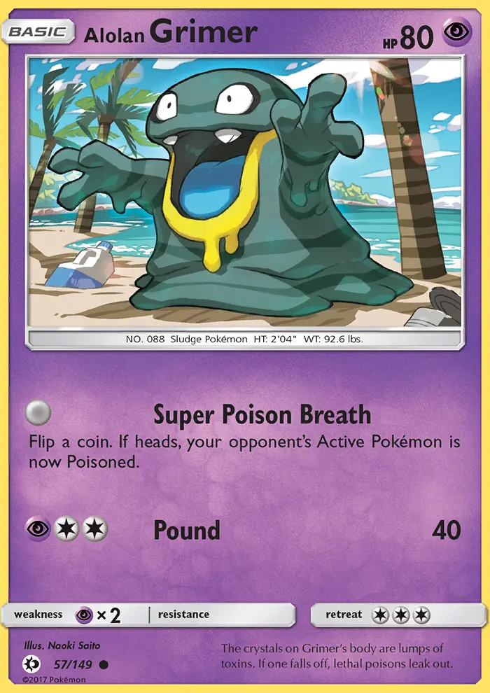 Alolan Grimer, Sun & Moon #57