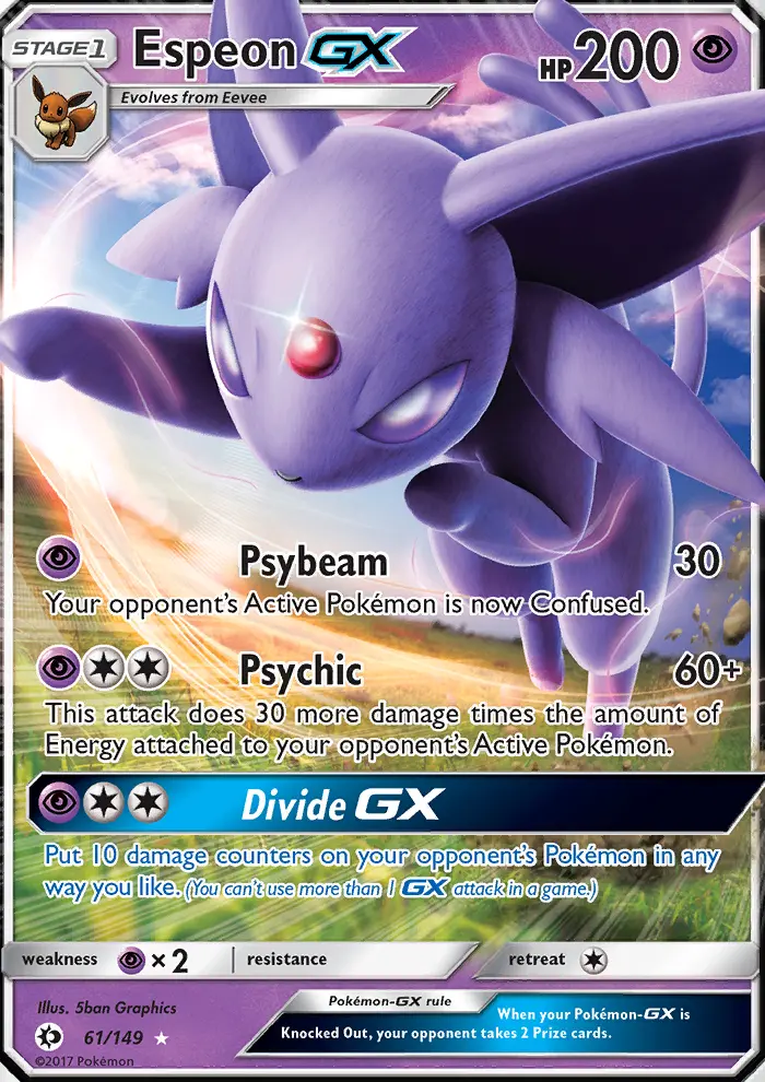 Espeon GX, Sun & Moon #61