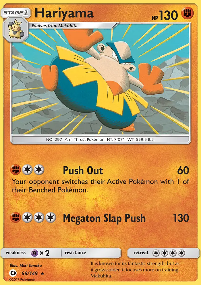 Hariyama, Sun & Moon #68