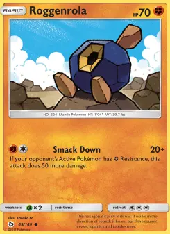 Roggenrola, Sun & Moon #69/149