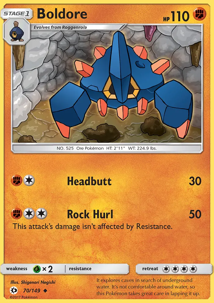 Boldore, Sun & Moon #70