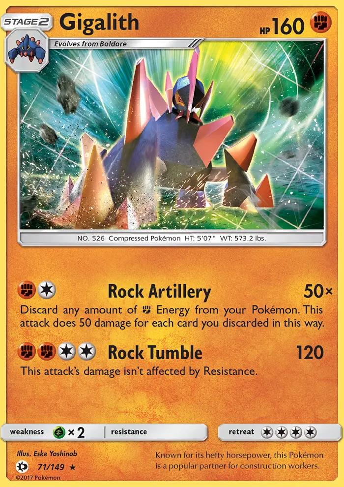 Gigalith, Sun & Moon #71