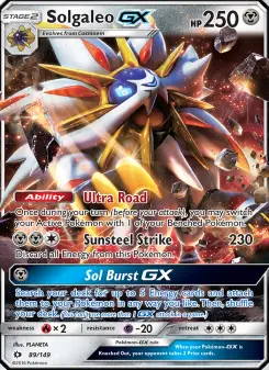 Solgaleo GX, Sun & Moon #89/149