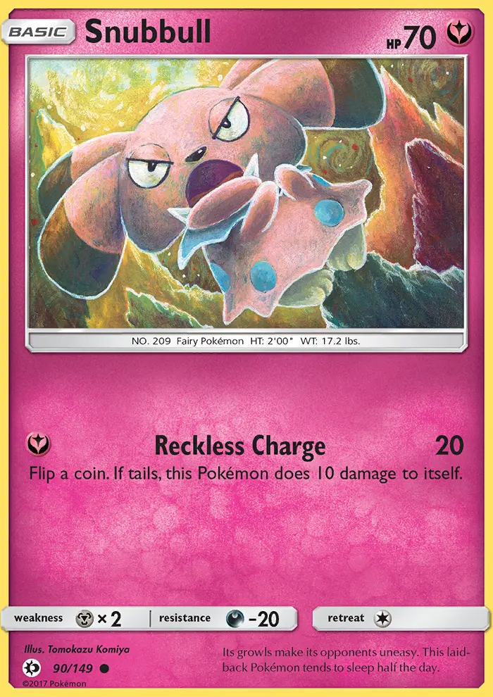 Snubbull, Sun & Moon #90