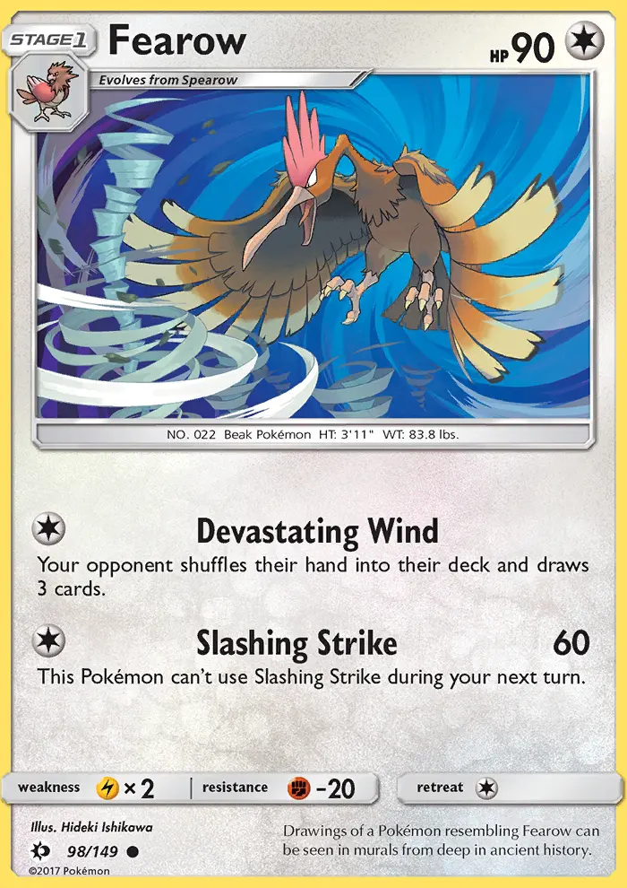 Fearow, Sun & Moon #98